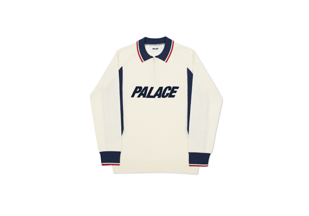 Palace Polo Zip Knit White メンズ - Ultimo 2016 - JP
