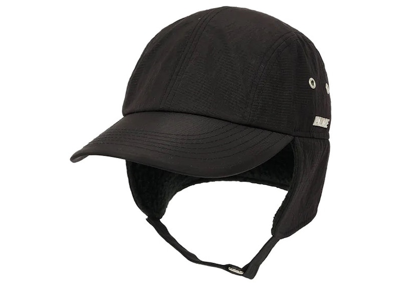 Palace Posh Earflap Cap Black Men's - FW22 - US