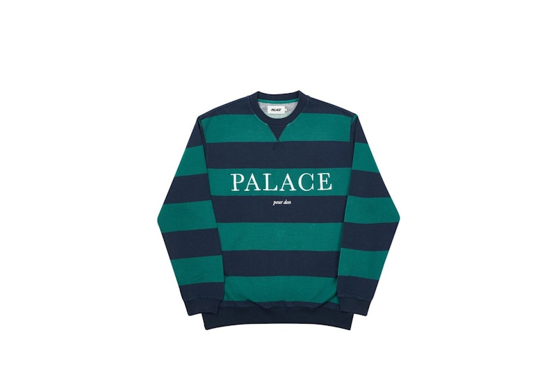 Palace Pour Don Crew Green Men's - FW20 - US