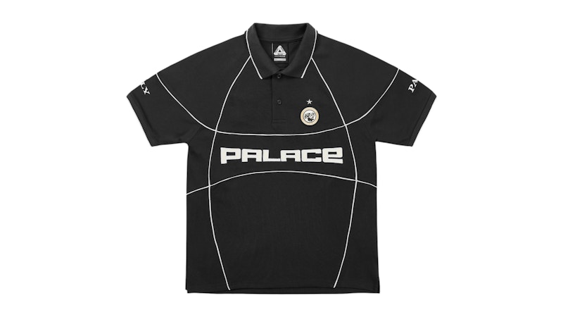 Palace Pro Team Piped Polo Black Men's - SS26 - US