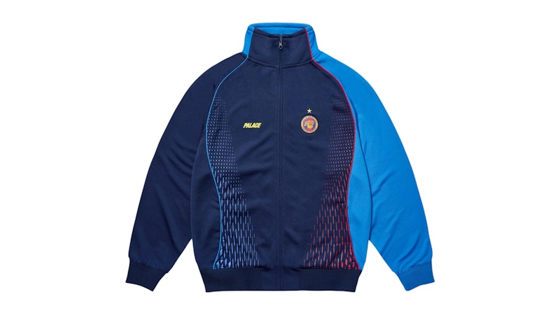 Palace Pro Team Polyknit Funnel Jacket Navy Men's - FW25 - US