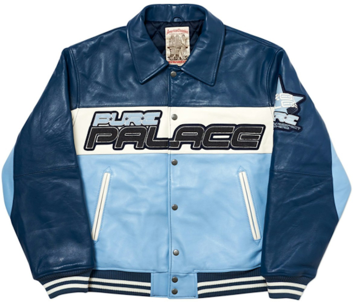 Palace Pure Avirex Jacket Blue - FW19