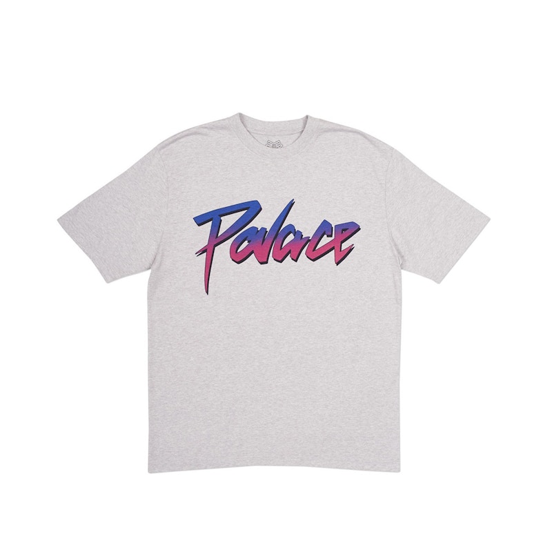 Palace Purple Reign T-Shirt Grey Marl Men's - SS17 - US