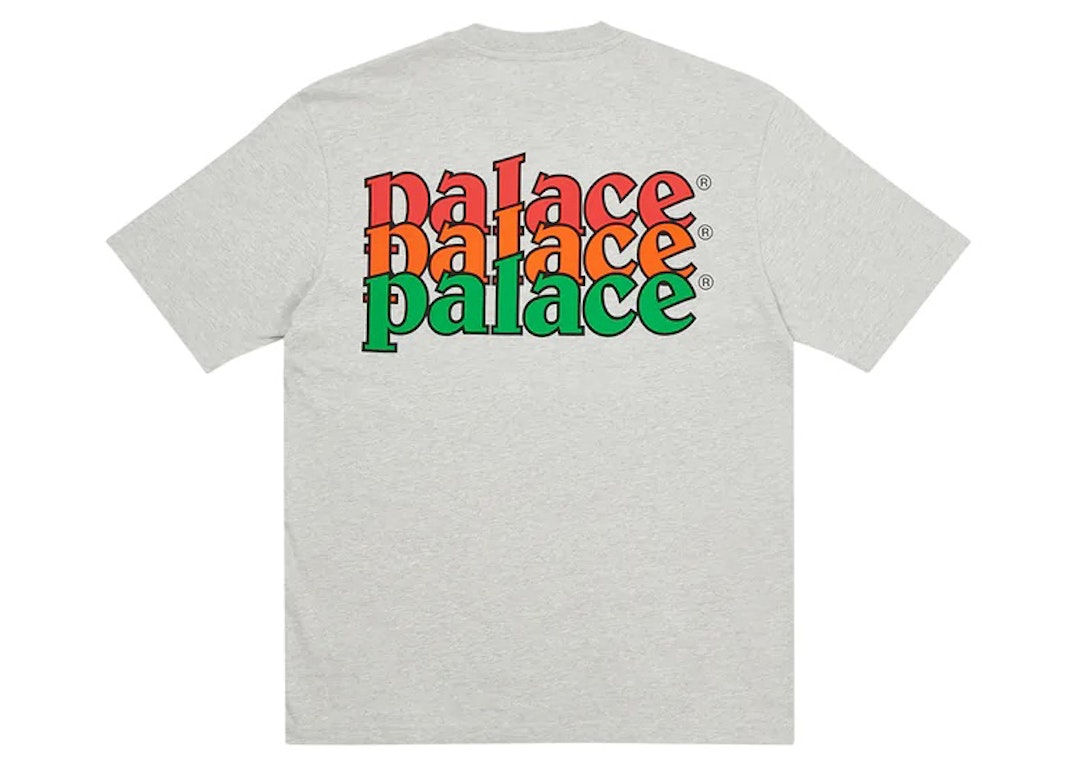 Pre-owned Palace Quality T-shirt Grey Marl
