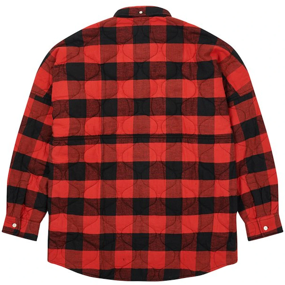 Chicoutimi Red Plaid Quilted Flannel Shirt – Jastex Constructions