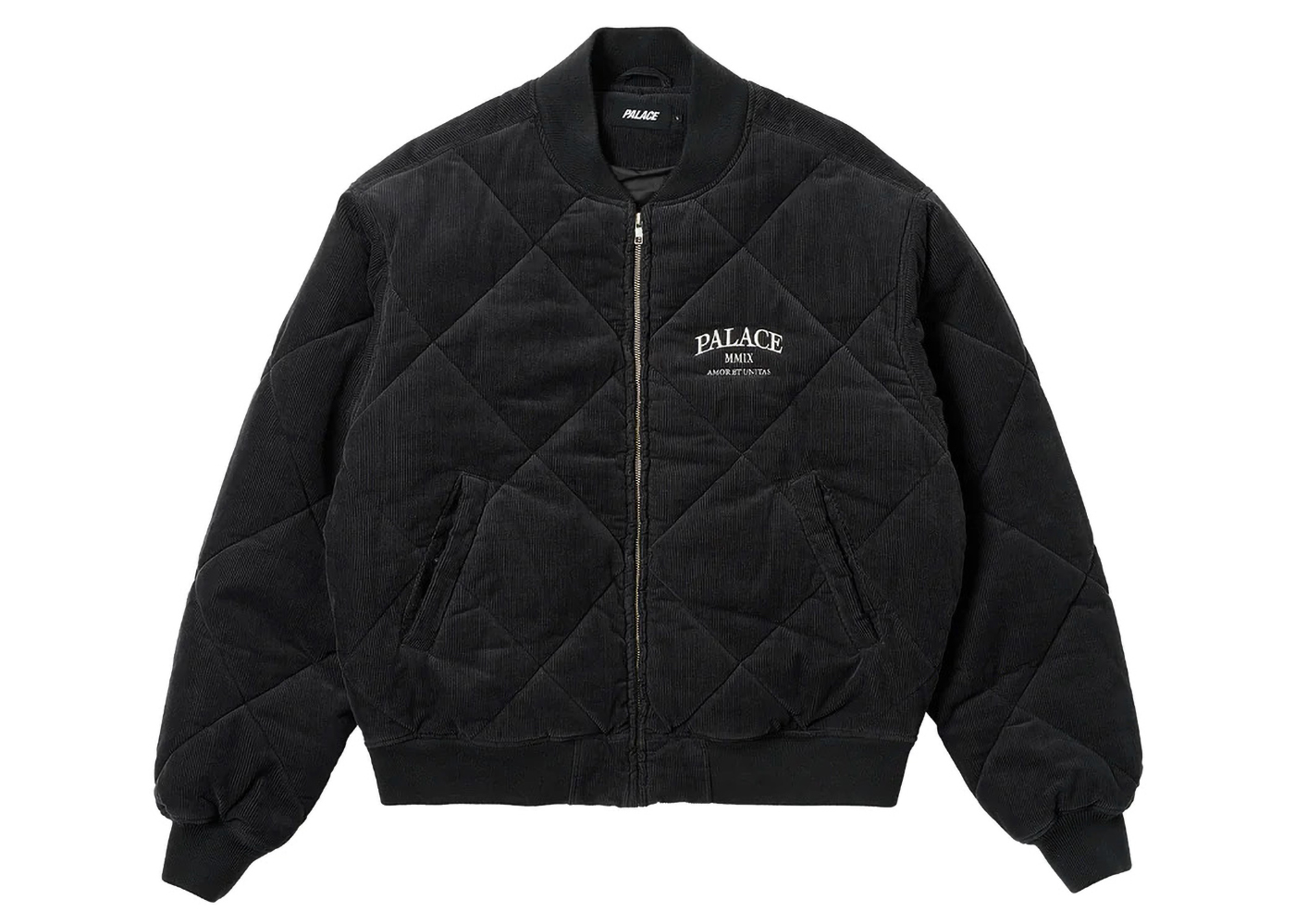 Palace Quilted Jacket Black メンズ - FW23 - JP