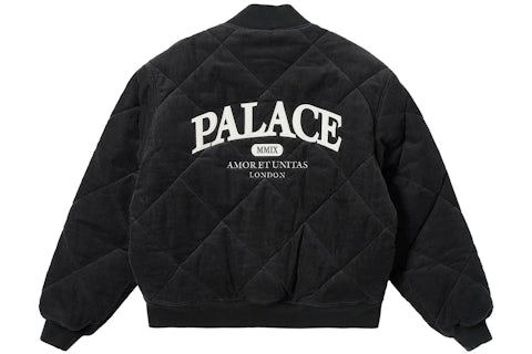 Palace Quilted Jacket Black Men's FW23 US