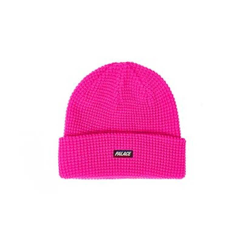 PALACE Union Peruvian Beanie ピンク Palace R-Knit Beanie Pink Men's - FW19 - US