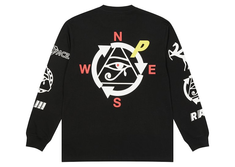 Palace RA Longsleeve Black Men's - FW21 - US