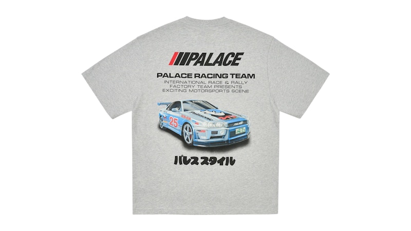 Palace Racey T-Shirt Grey Marl メンズ - SS25 - JP Palace Racey T-Shirt Grey Marl メンズ - SS25 - JP