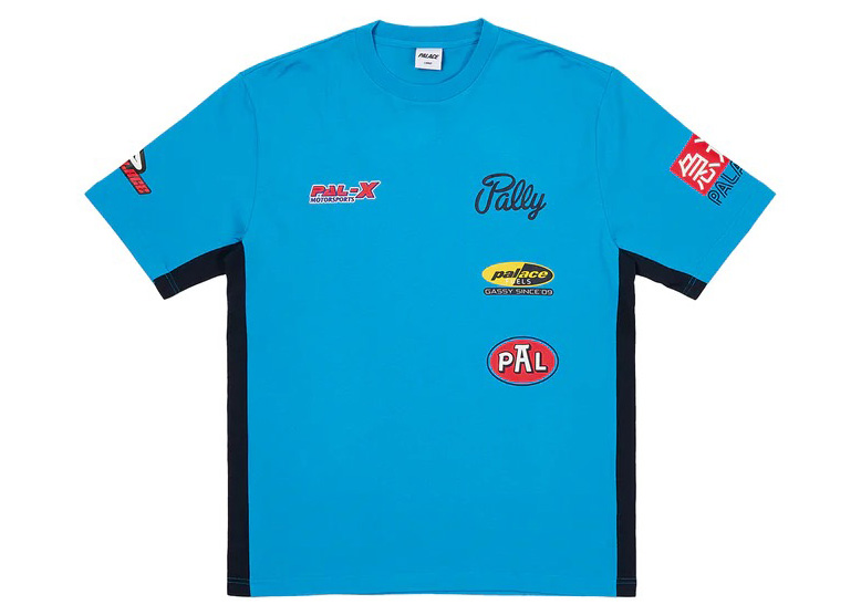 Palace Racy T-Shirt Nicer Blue Men's - SS23 - US