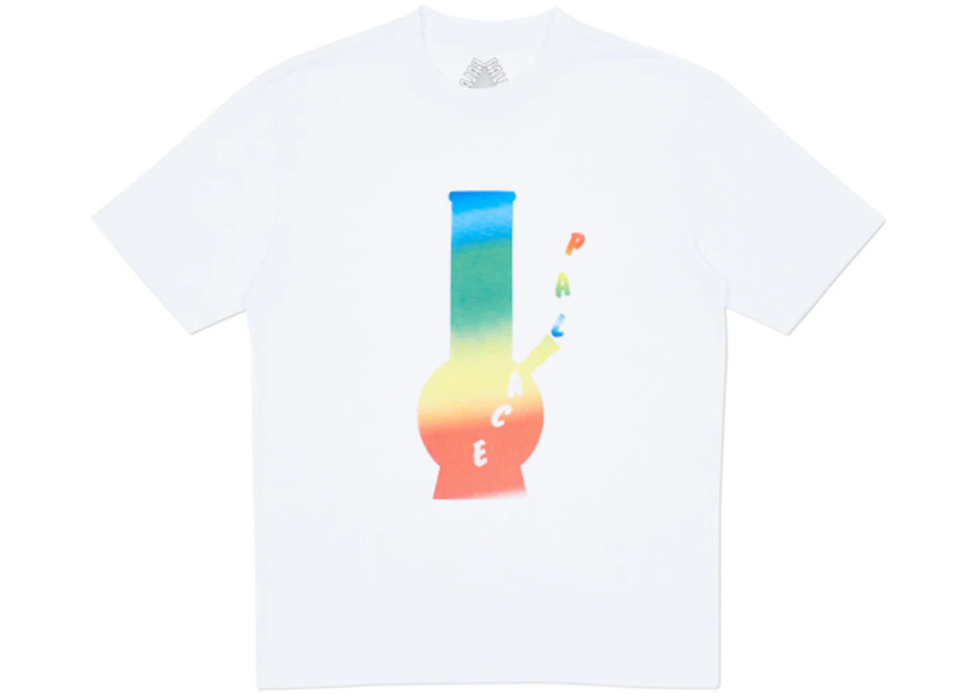 Skynd dig Pidgin Tolk Palace Rainbow Bong T-Shirt White - Summer 2017 Men's - US