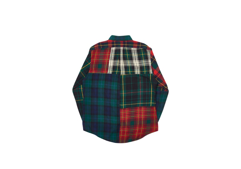 Palace ralph lauren bd on sale shirt pieced flannel plaid multi