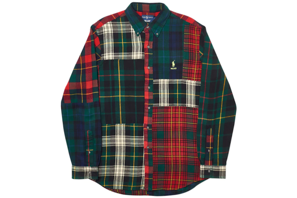 sondaj Nesupunere elev  Palace Ralph Lauren BD Shirt Pieced Flannel Plaid Multi - FW18 - US