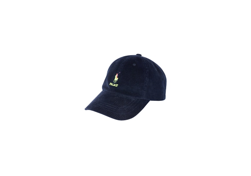 Palace Ralph Lauren Corduroy Classic Polo Cap Aviator Navy