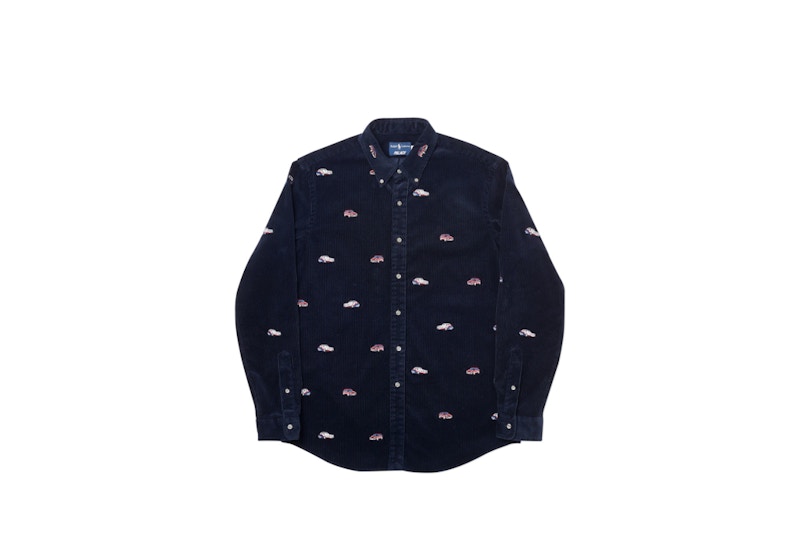 Palace Ralph Lauren Embroidered Cord GTI Shirt Aviator Navy Men s