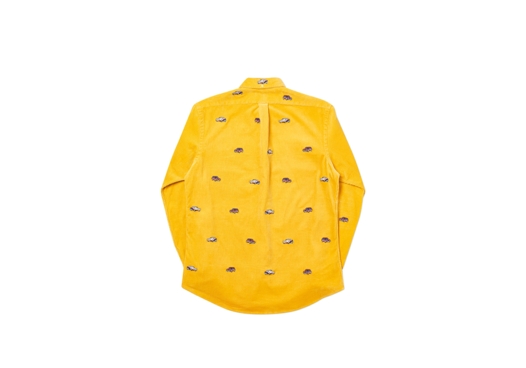 Palace Ralph Lauren Embroidered Cord GTI Shirt Palazzo Yellow