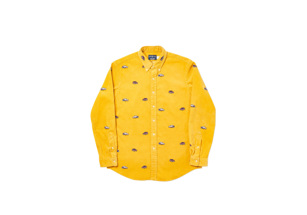 Palace Ralph Lauren Embroidered Cord GTI Shirt Palazzo Yellow