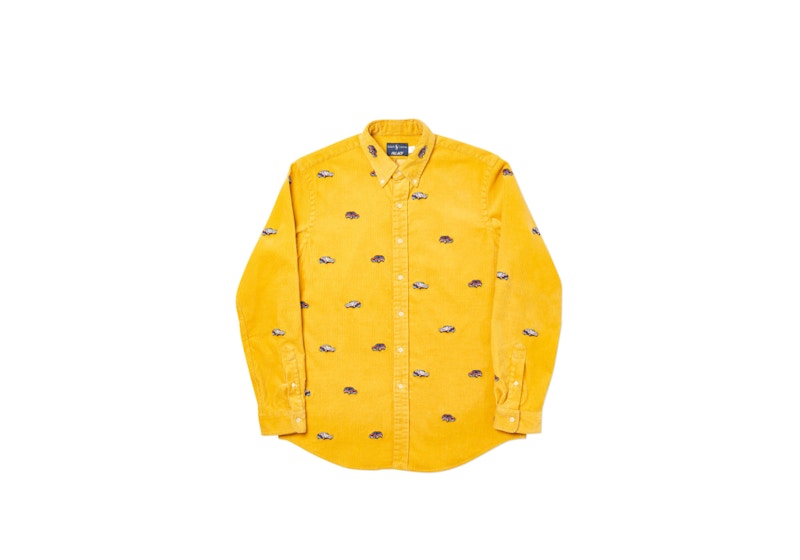 Palace Ralph Lauren Embroidered Cord GTI Shirt Palazzo Yellow