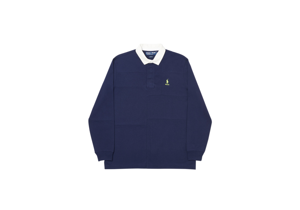 Palace Ralph Lauren Pieced Rugby French Navy Men's - FW18 - US