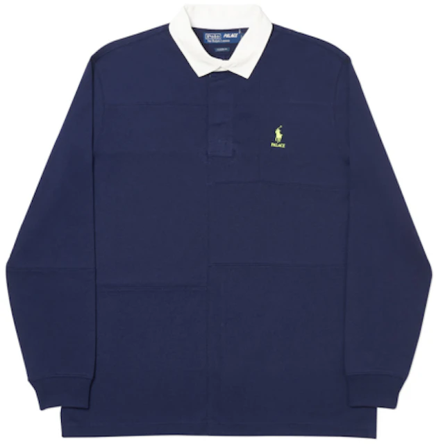 Palace Ralph Lauren Pieced Rugby French Navy - FW18 - US