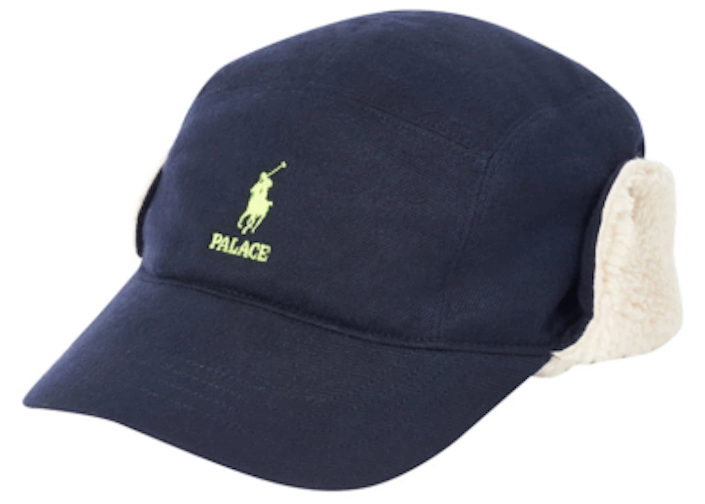 Palace Ralph Lauren Polar Fleece Hunting Cap Aviator Navy Men's