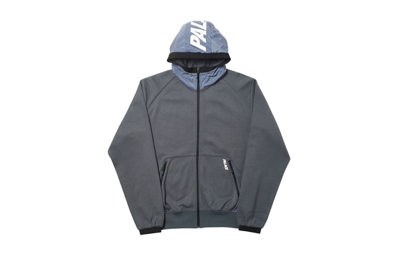 Palace Re-Spinder Tech Zip Hood Granite