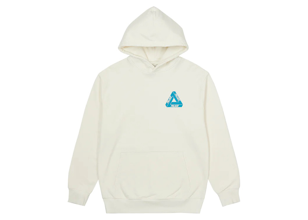 Palace Reacto Tri-Ferg Hood White Men's - SS23 - GB