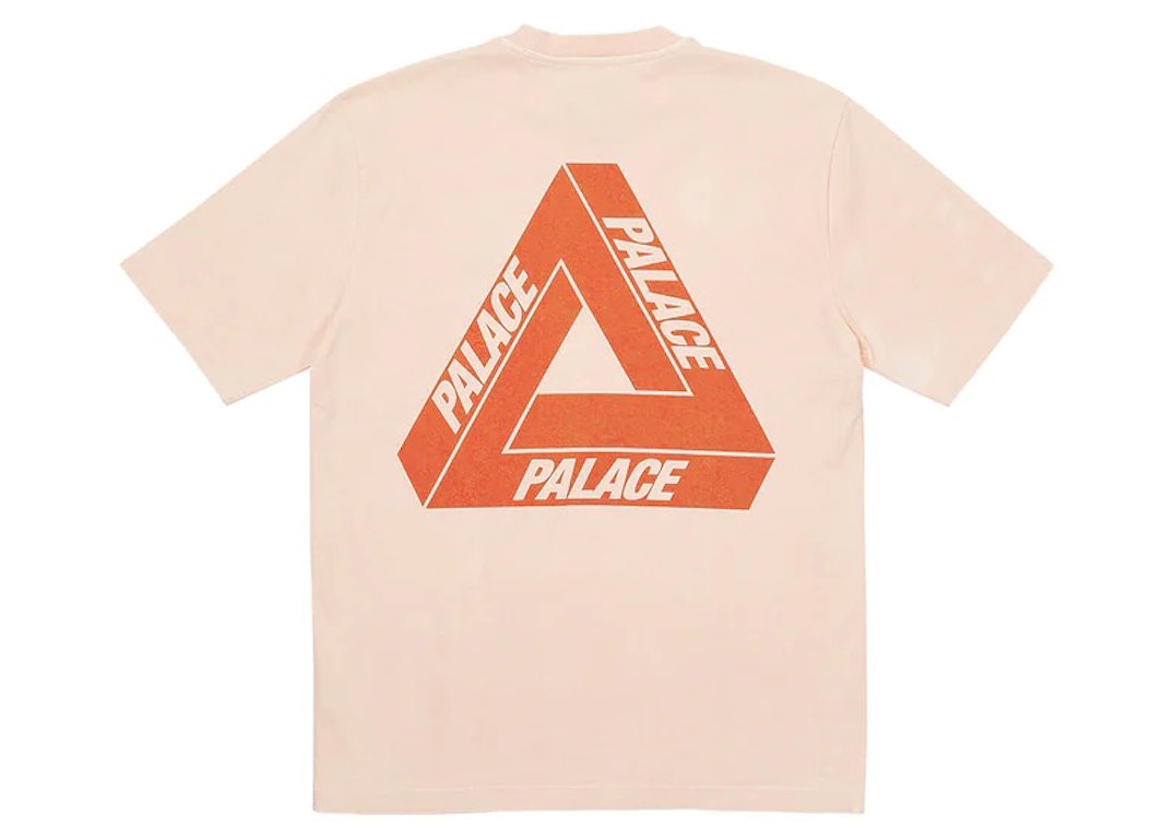 Pre-owned Palace Reacto Tri-ferg T-shirt Orange