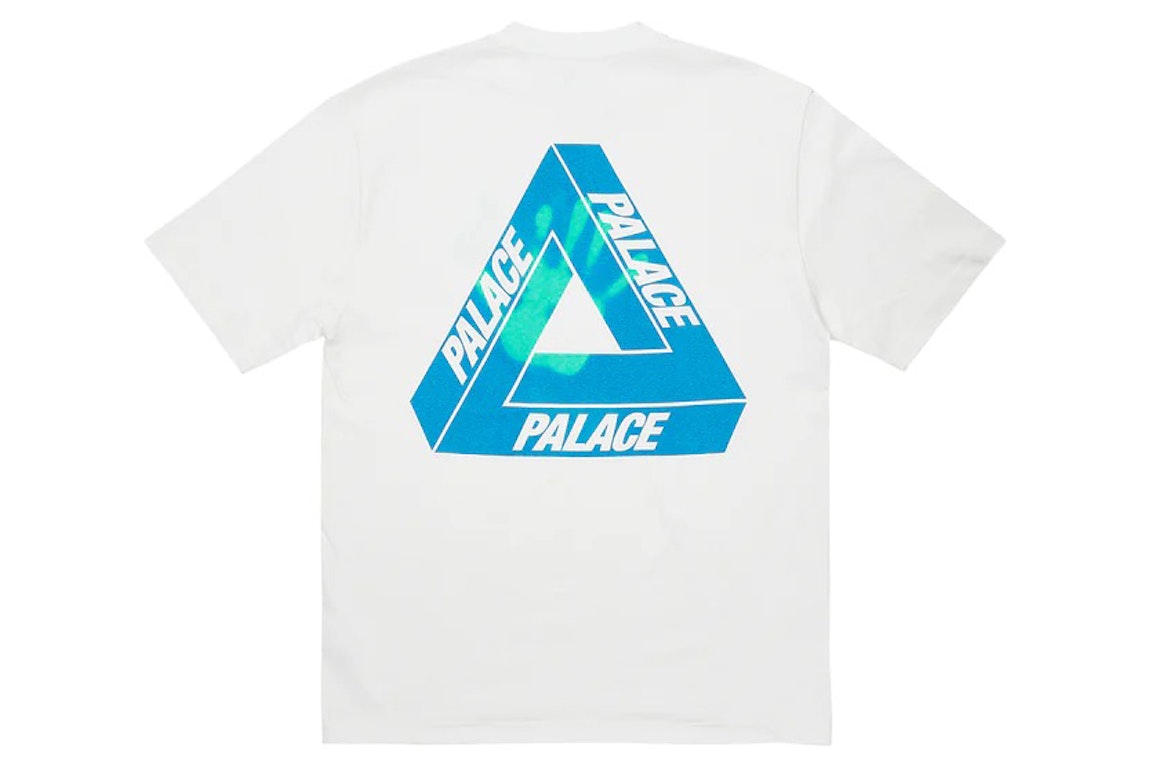 Pre-owned Palace Reacto Tri-ferg T-shirt White