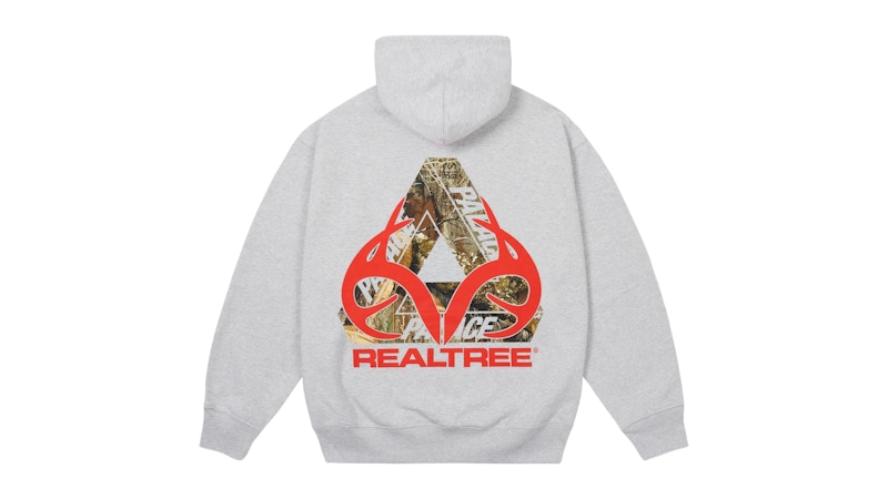 トップス palace skateboards REALTREETRI-FERG HOOD Palace Realtree Tri-Ferg Hoodie (SS26) Grey Marl Men's - SS26 - US
