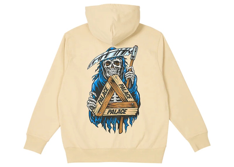 Palace smoking store skull hoodie