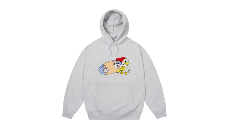 Palace Rear View Hood Grey Marl Men's - FW25 - US