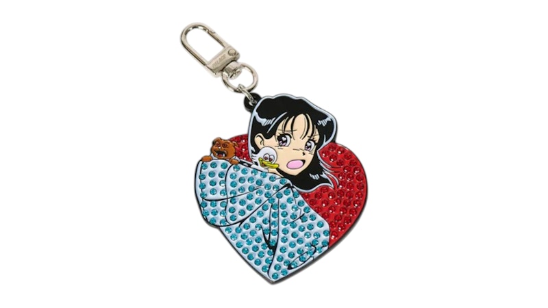 Pre-owned Palace Men's Rear View Love Keyring In Multi