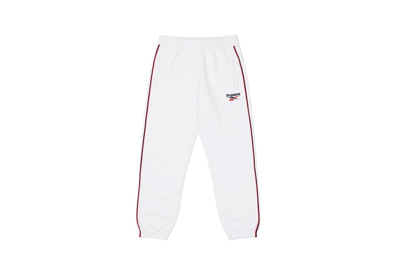 White reebok outlet joggers