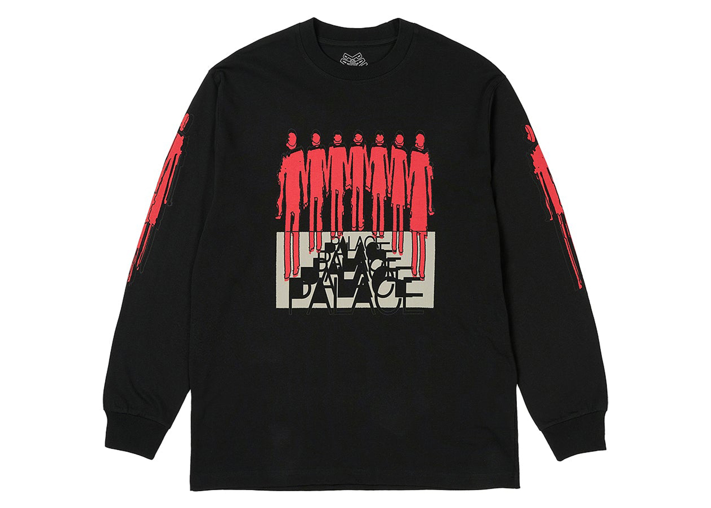 Palace Repeater Longsleeve Black Men's - SS24 - US