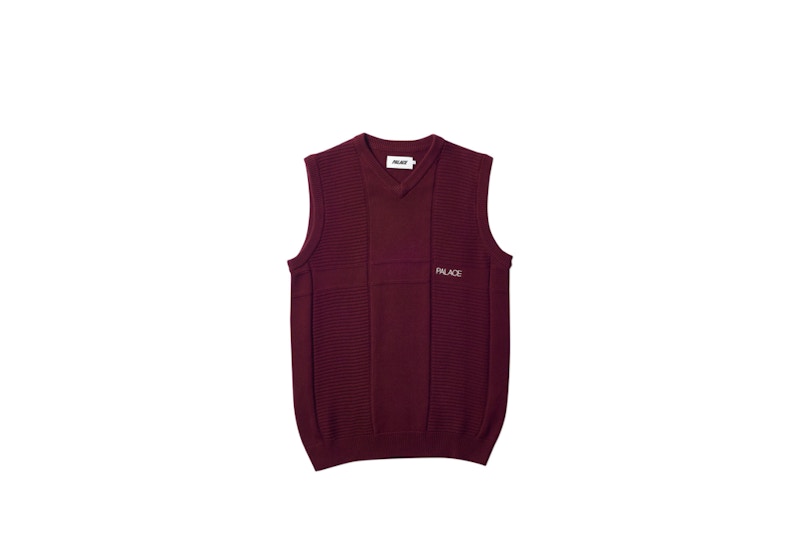Palace Retire Flex Knit Burgundy Men's SS18 GB