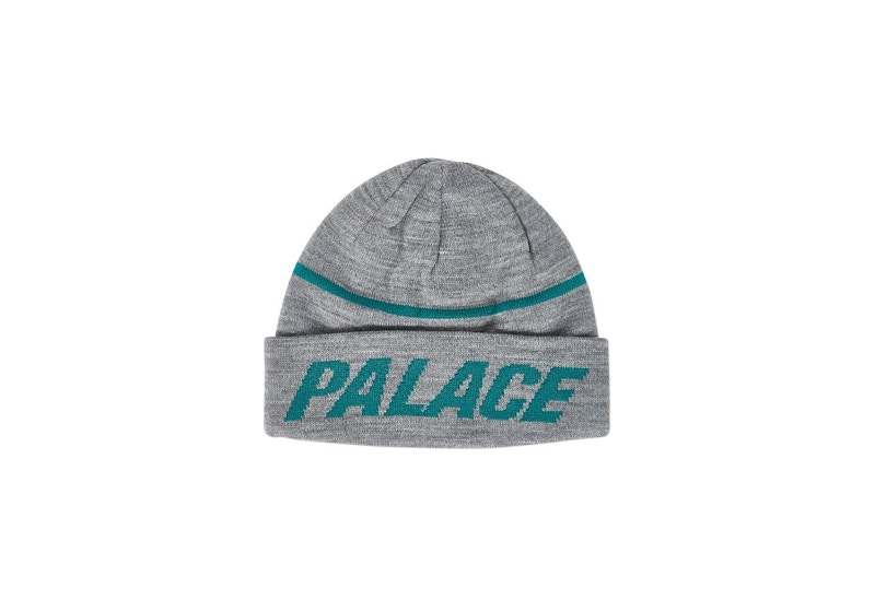 Palace Reversible Beanie Grey Marl/Green メンズ - FW18 - JP
