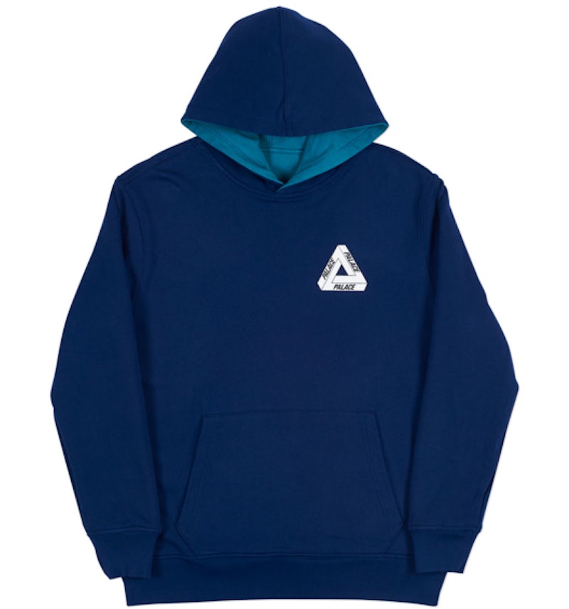Palace Reverso Hood Navy/Teal Men's SS18 US