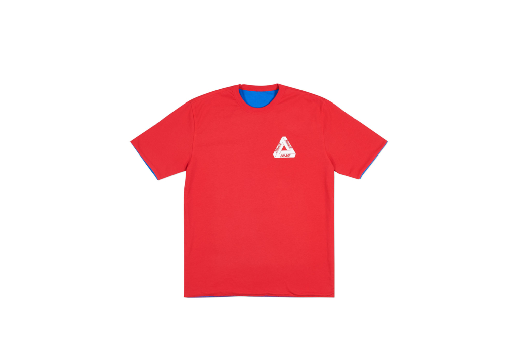 Palace Reverso T-Shirt Red/Blue Men's - SS18 - US