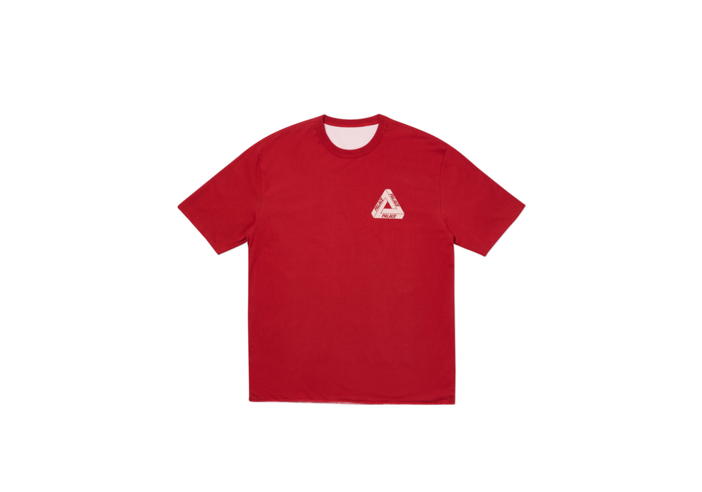Palace Reverso Tee Red/Pink Men's - SS19 - US