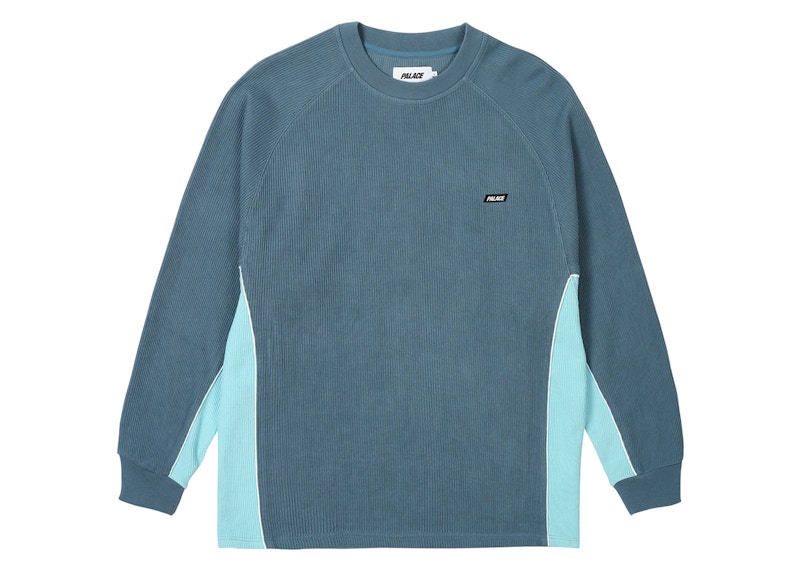 【Palace】 Palace P3 Long Sleeve Navy - 24FW 1727794073-palace-winter-2024-