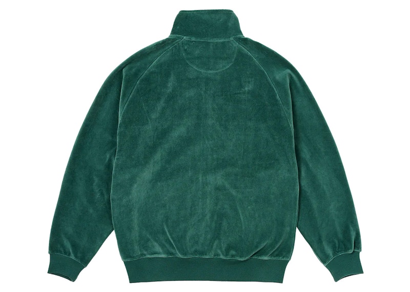 Palace Rib Panel Zip Funnel Green Men's - SS24 - US