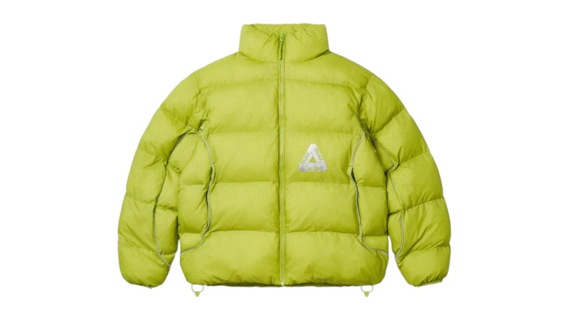 Palace Ripstop Puffer Jacket Lime Men's - FW25 - US