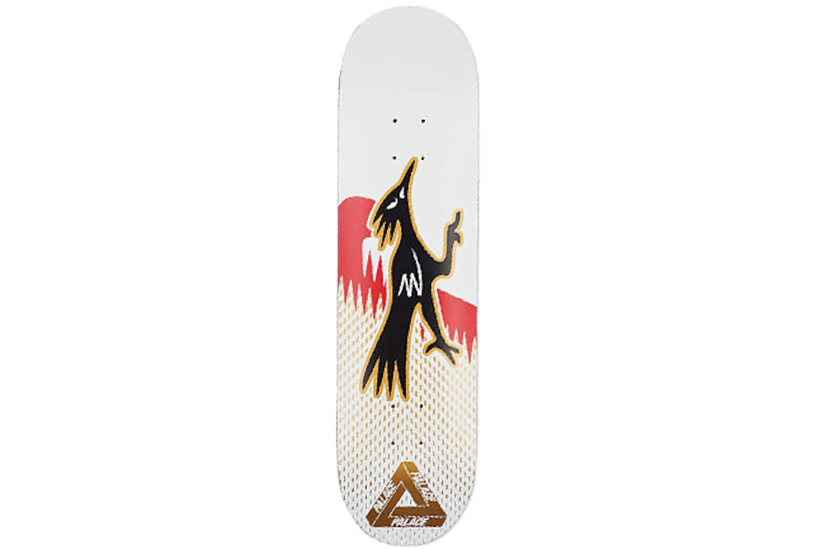 Palace Roadrunner Skateboard Deck White/Red