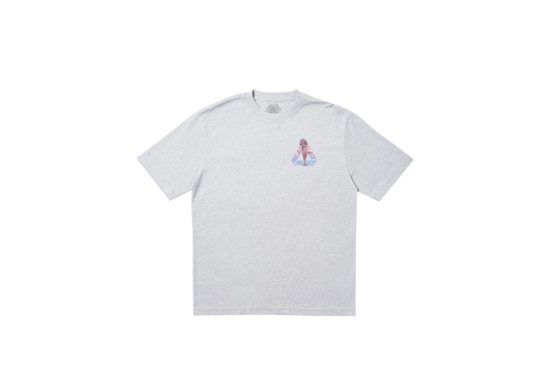 Palace Rolls P3 T-Shirt Grey Marl