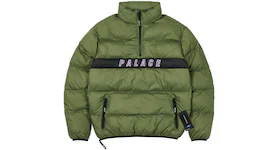 Palace Ruffer Puffer Jacket Green