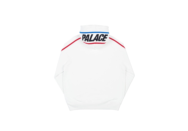 Palace s clearance line hoodie white