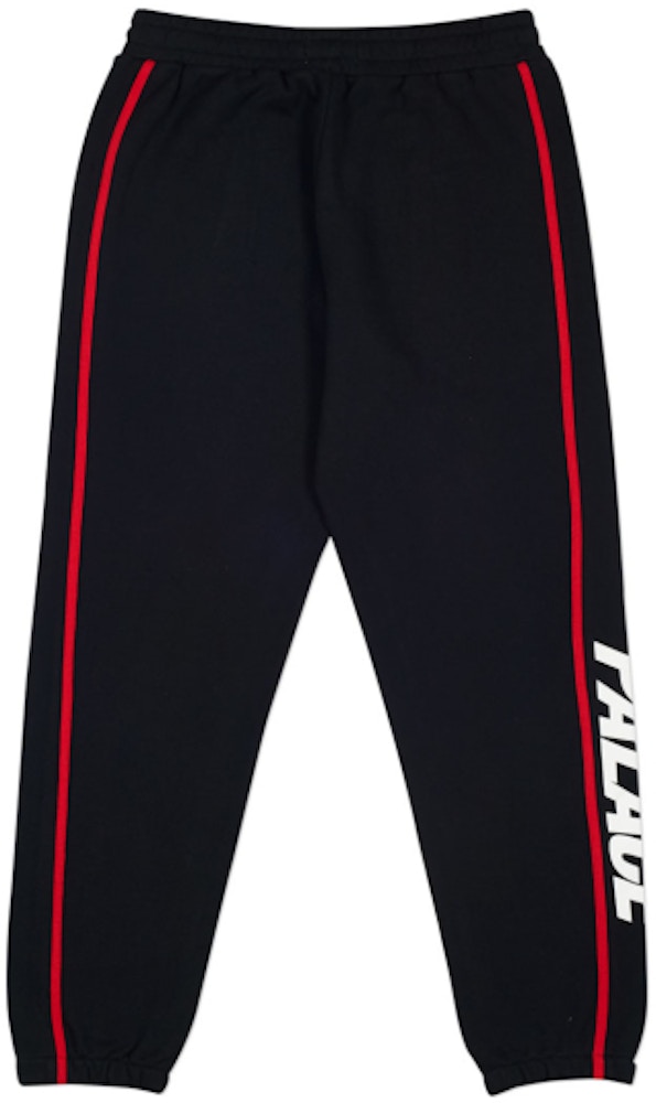 Palace S-Line Joggers Black/Red/White - Spring 2018