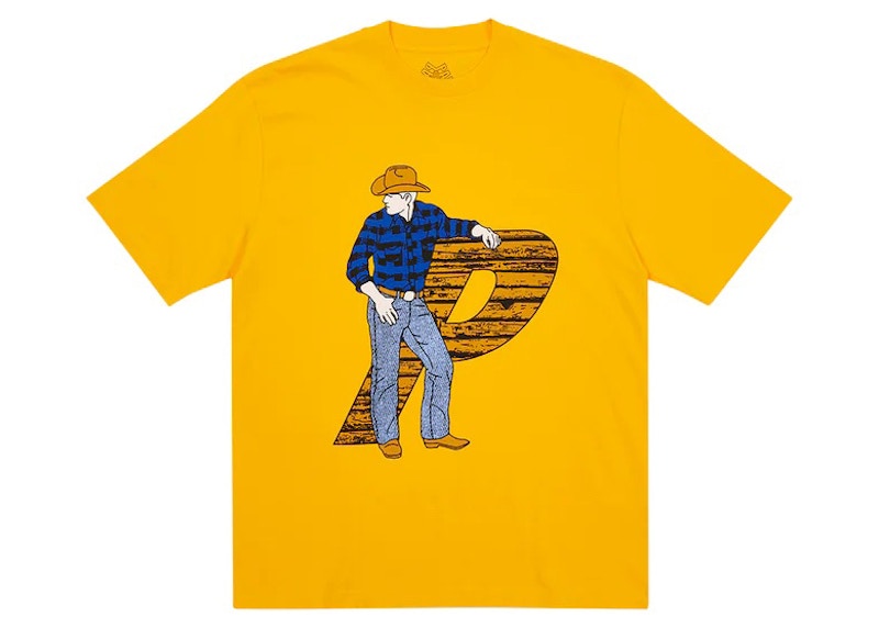 【国内発送】FW22 Palace SADDLE UP T-SHIRT Tシャツ Tee Palace Saddle Up T-shirt Yellow メンズ - FW22 - JP